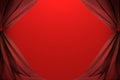 Abstract of red curtains Royalty Free Stock Photo