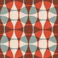 Abstract red curves seamless