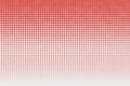 Abstract red dots pattern with gradient halftone effect Royalty Free Stock Photo