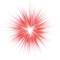 Abstract red explosion, blast background Royalty Free Stock Photo