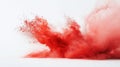 Abstract Red Explosion - A Dynamic Color Burst Royalty Free Stock Photo