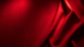 Abstract Red Fabric Waves with Dramatic Lighting Royalty Free Stock Photo
