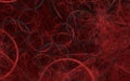 Abstract red fractal background Royalty Free Stock Photo