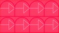 Abstract Red Geometric Arrow Pattern Background Royalty Free Stock Photo