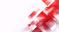 Abstract Red Geometric Background with Grunge Texture Royalty Free Stock Photo