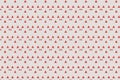 Abstract red geometric pattern and triangle shape on paper textured background Royalty Free Stock Photo