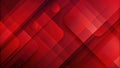 Abstract red geometric shapes background with overlapping layers and subtle texture. Generative AI Royalty Free Stock Photo