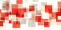Abstract red geometric squares pattern background Royalty Free Stock Photo