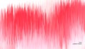 Abstract red glitch lines background