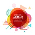 Abstract red gradient geometric pattern design and background. U Royalty Free Stock Photo