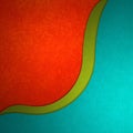 Abstract red green and blue background with curved wave layers design Royalty Free Stock Photo