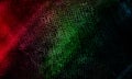 Abstract red, green and blue black color mixture multi colors effects brick wall texture Background. Royalty Free Stock Photo