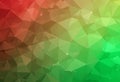 A Abstract Red Green Low Poly Background Royalty Free Stock Photo