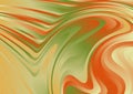 Abstract Red Green and Orange Ripple Lines Background