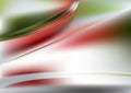 Abstract Red Green and White Shiny Wave Background Design Royalty Free Stock Photo