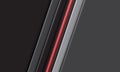 Abstract red grey lines slash dynamic geometric design modern luxury futuristic technology creative background vector