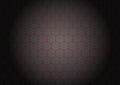 Abstract Red Hexagons Mesh in Black Background Royalty Free Stock Photo