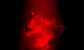 Smoke.Red smoke abstract background.Abstract red smoke hookah on a black background. Royalty Free Stock Photo