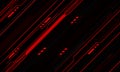 Abstract red light black cyber slash geometric layer overlap design modern futuristic technology background vector Royalty Free Stock Photo
