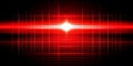 Abstract Red Light Grid Background Design with Bright Glowing Lines and a Central Starburst for Technology or Energy Concepts Royalty Free Stock Photo