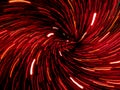 Abstract red light trails swirl Royalty Free Stock Photo