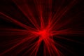 Abstract red lines drawn by light on a black background Royalty Free Stock Photo