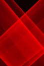 Abstract red lines drawn by light on a black background Royalty Free Stock Photo