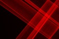 Abstract red lines drawn by light on a black background Royalty Free Stock Photo