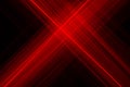 Abstract red lines drawn by light on a black background Royalty Free Stock Photo