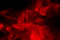 Abstract red lines drawn by light on a black background Royalty Free Stock Photo