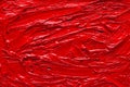 Abstract red oil painting close-up background Royalty Free Stock Photo