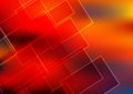 Abstract Red Orange and Blue Square Background Graphic Royalty Free Stock Photo