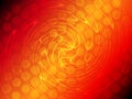 Abstract red orange gradient circle and twist line glowing background