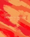 Abstract Red Orange paint Background. Vector illustration design Royalty Free Stock Photo