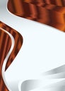 Abstract Red And Orange Wave Business Background Image Beautiful elegant Illustration Royalty Free Stock Photo