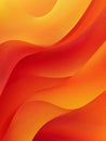 Abstract red and orange wavy background creating smooth shapes Royalty Free Stock Photo