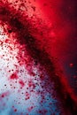 Abstract Red Paint Splash: Dynamic Liquid Movement, Expressive Art, Portrait Images Generative AI Royalty Free Stock Photo