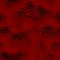 Abstract red paper cut 3D illustration relief background