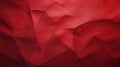 Abstract Red Paper Wallpaper With Trompe-l\'oeil Folds And Layered Textures Royalty Free Stock Photo