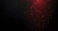 Abstract Red Particles Floating Against a Dark Background For Graphic Projects created with AI Royalty Free Stock Photo