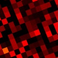 Abstract Red Pixels Mosaic Background Design - Web