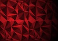 Abstract red polygon pattern background texture vector Royalty Free Stock Photo