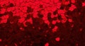 Abstract Red Sequins Background with Shimmering Light Royalty Free Stock Photo