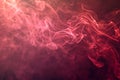 Abstract Red smoke on a dark background. Texture Royalty Free Stock Photo