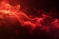 Abstract Red smoke on a dark background. Texture Royalty Free Stock Photo