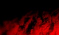 Abstract red smoke hookah on a black backgroundAbstract red smoke mist fog on a black background. Stream, isolated.. Royalty Free Stock Photo