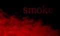 Abstract red smoke mist fog on a black background. Texture, isolated. Royalty Free Stock Photo