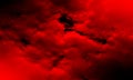 Abstract red smoke mist fog on a black background. Texture, isolated. Royalty Free Stock Photo