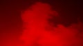 Abstract red smoke mist fog on a black background wallpaper. Royalty Free Stock Photo