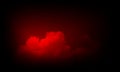 Abstract red smoke mist fog on a black background wallpaper. Royalty Free Stock Photo